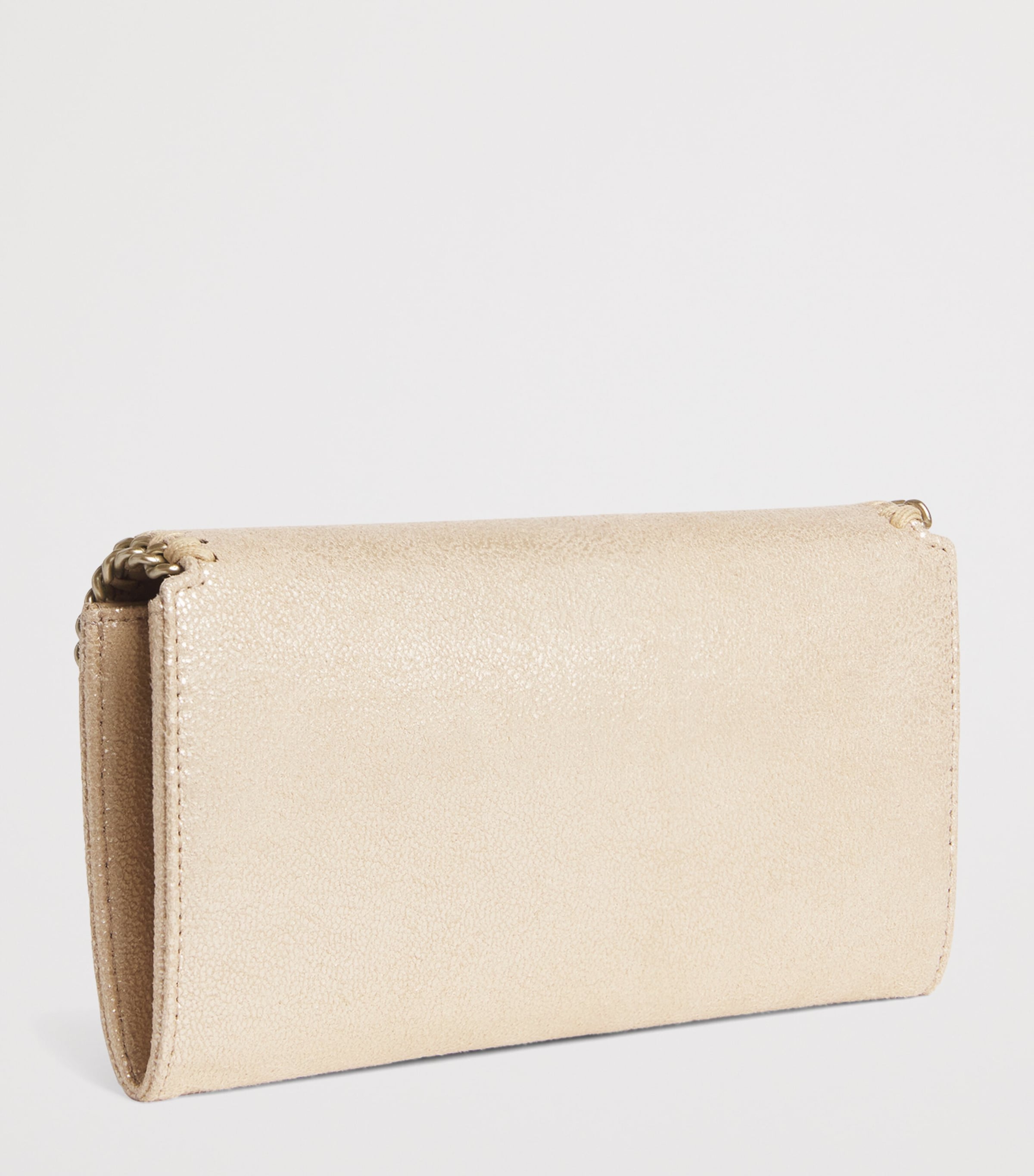 Faux Leather Falabella Chain Wallet T701 GOLD Image 3