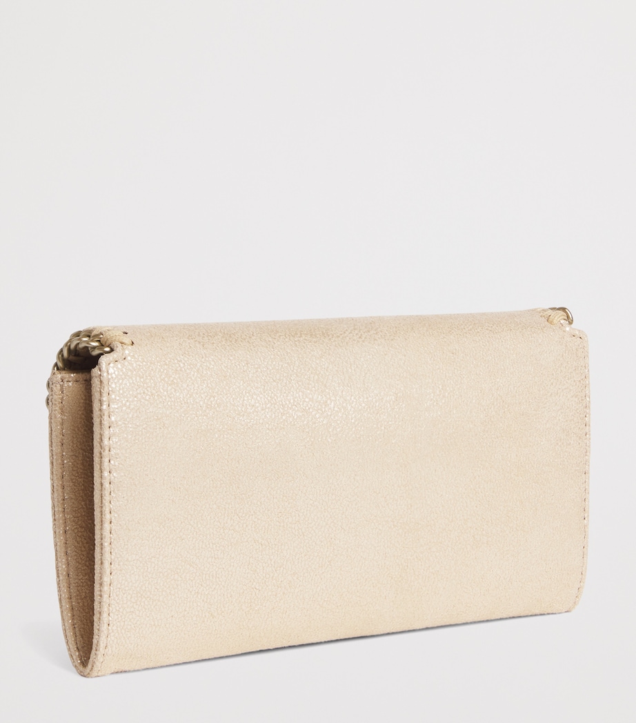 Faux Leather Falabella Chain Wallet T701 GOLD Image 3