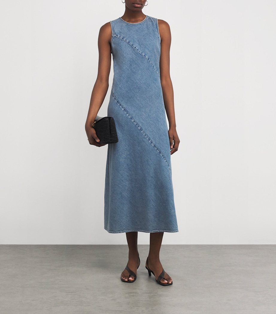 Denim Lisbon Midi Dress WAVERLY Image 2