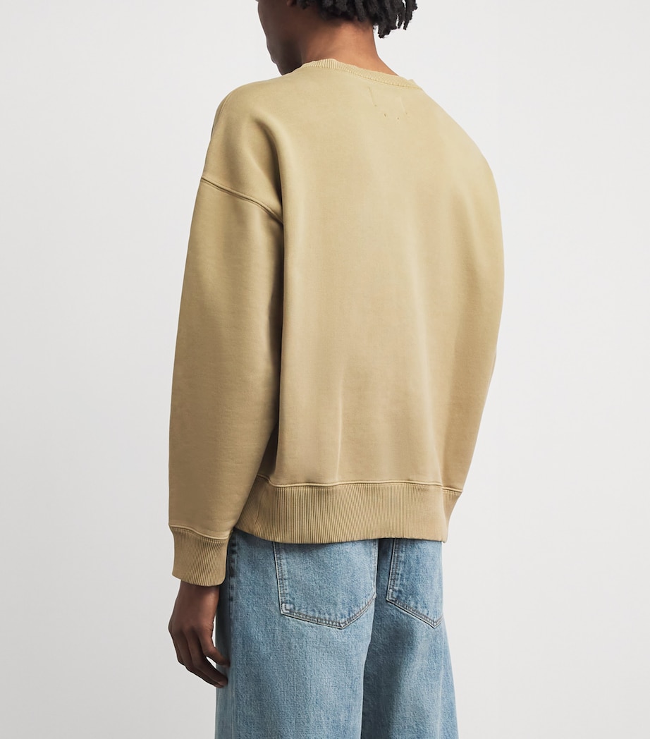 Polo Ralph Lauren Mens Cotton Polo Country Sweatshirt Beige Khaki Image 5
