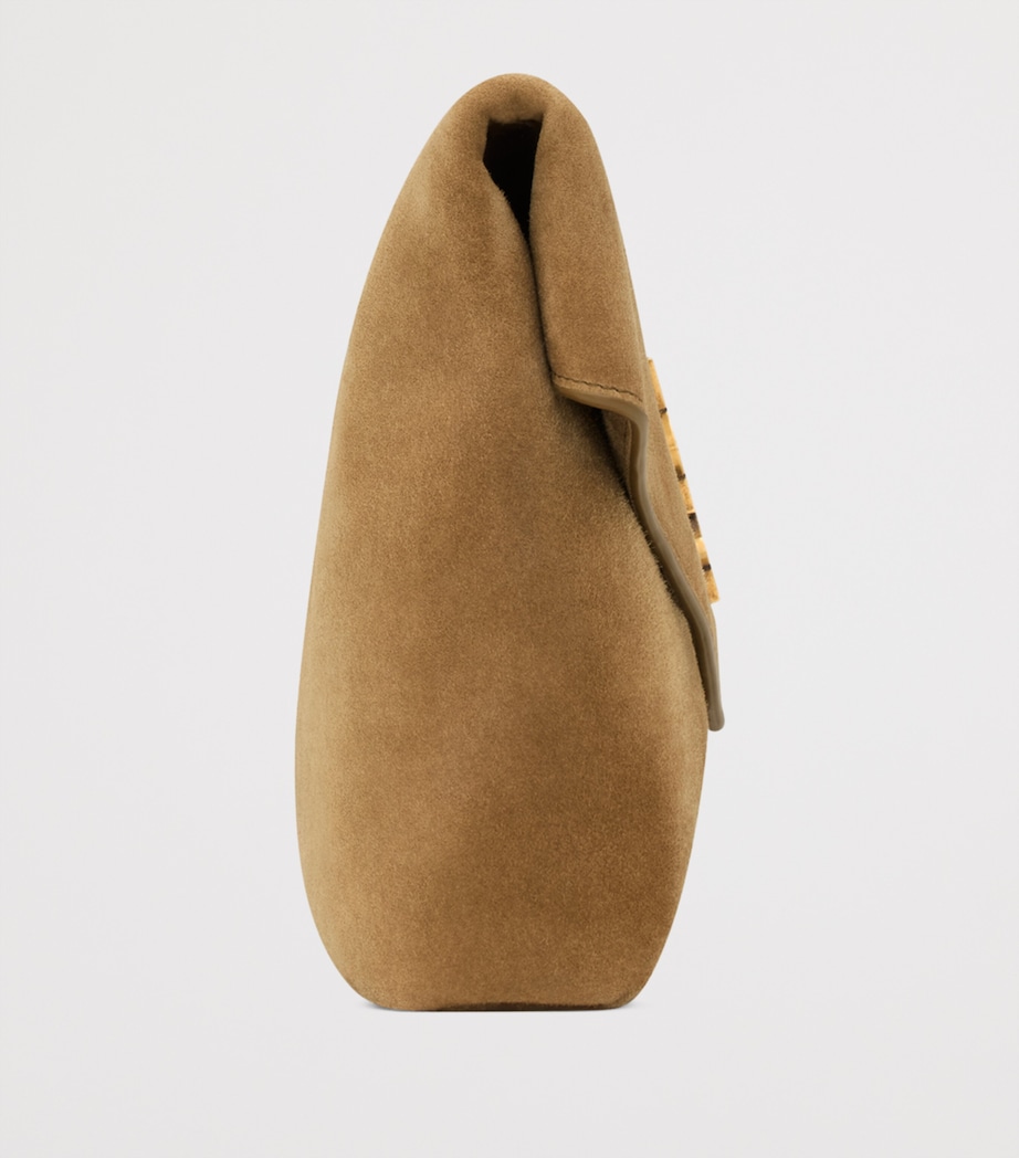 Large Suede Cassandre Envelope Pouch 3194 Image 3