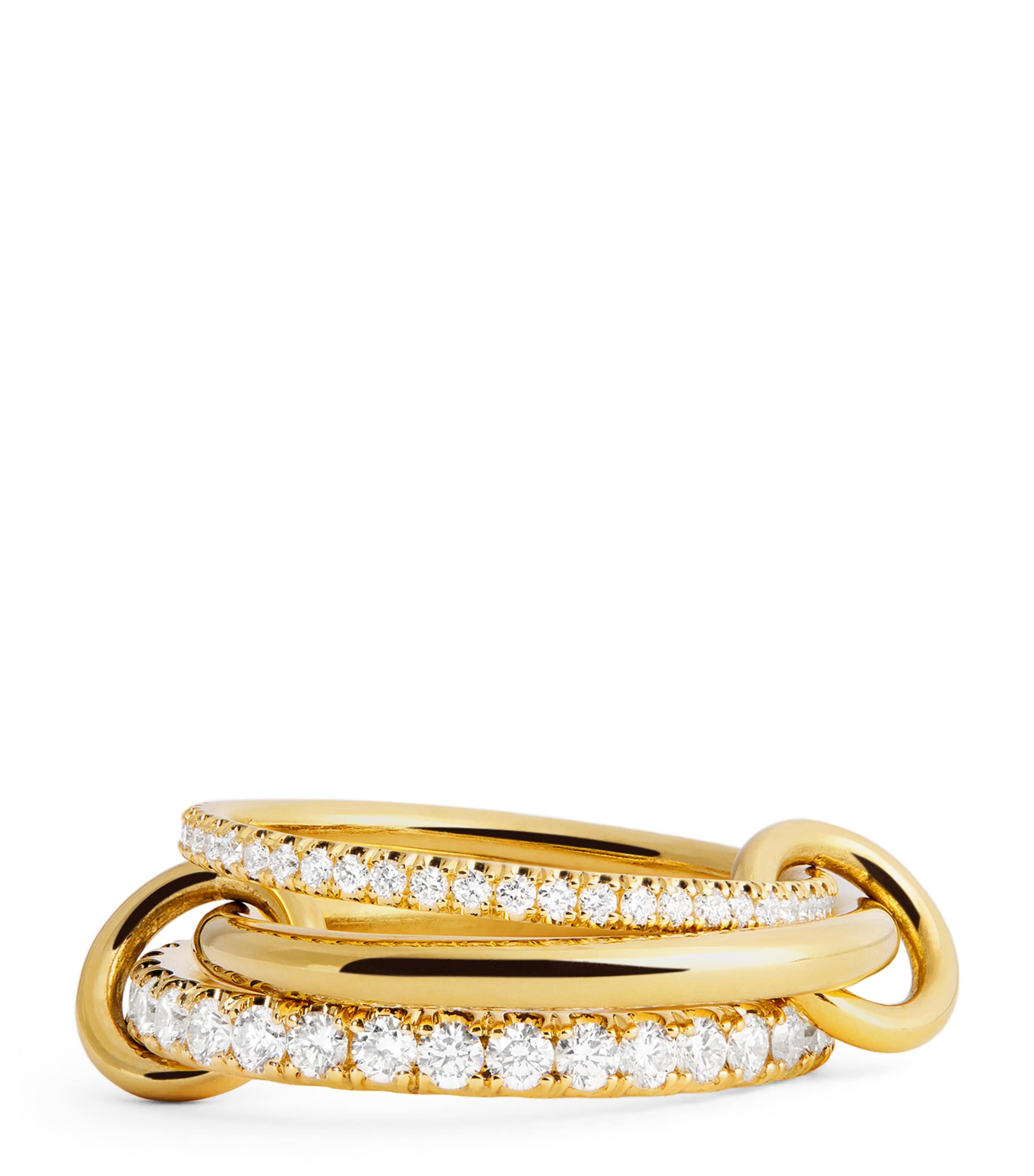 Spinelli Kilcollin Yellow Gold And Diamond Norah Ring In Gold