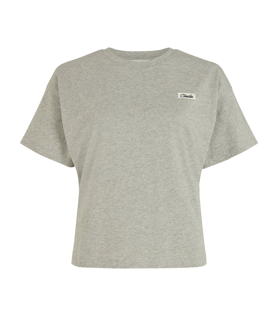 Cotton Oversized T-Shirt MOTTLED GREY Image 1
