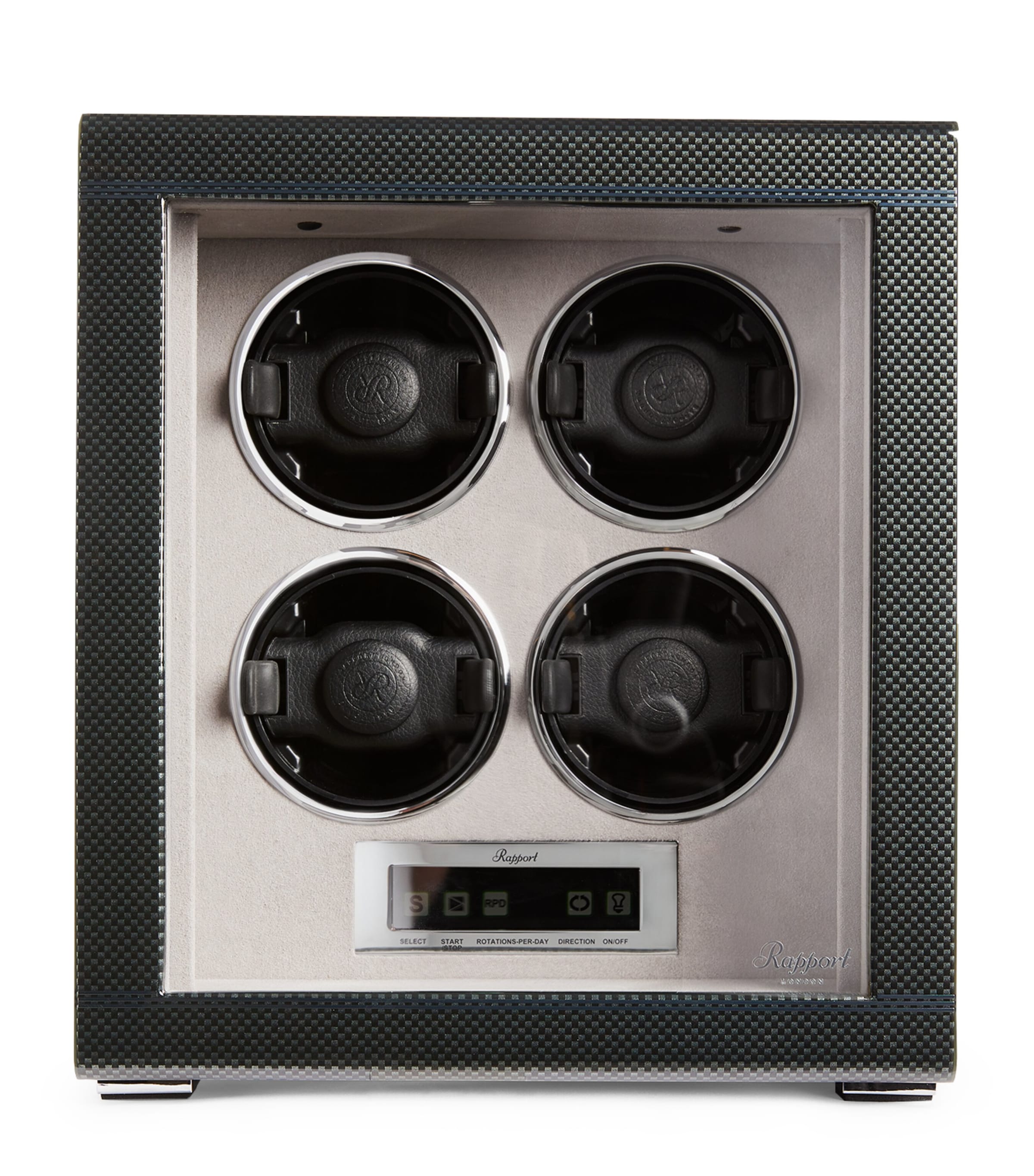 Shop Rapport Formula Quad Watch Winder In Black