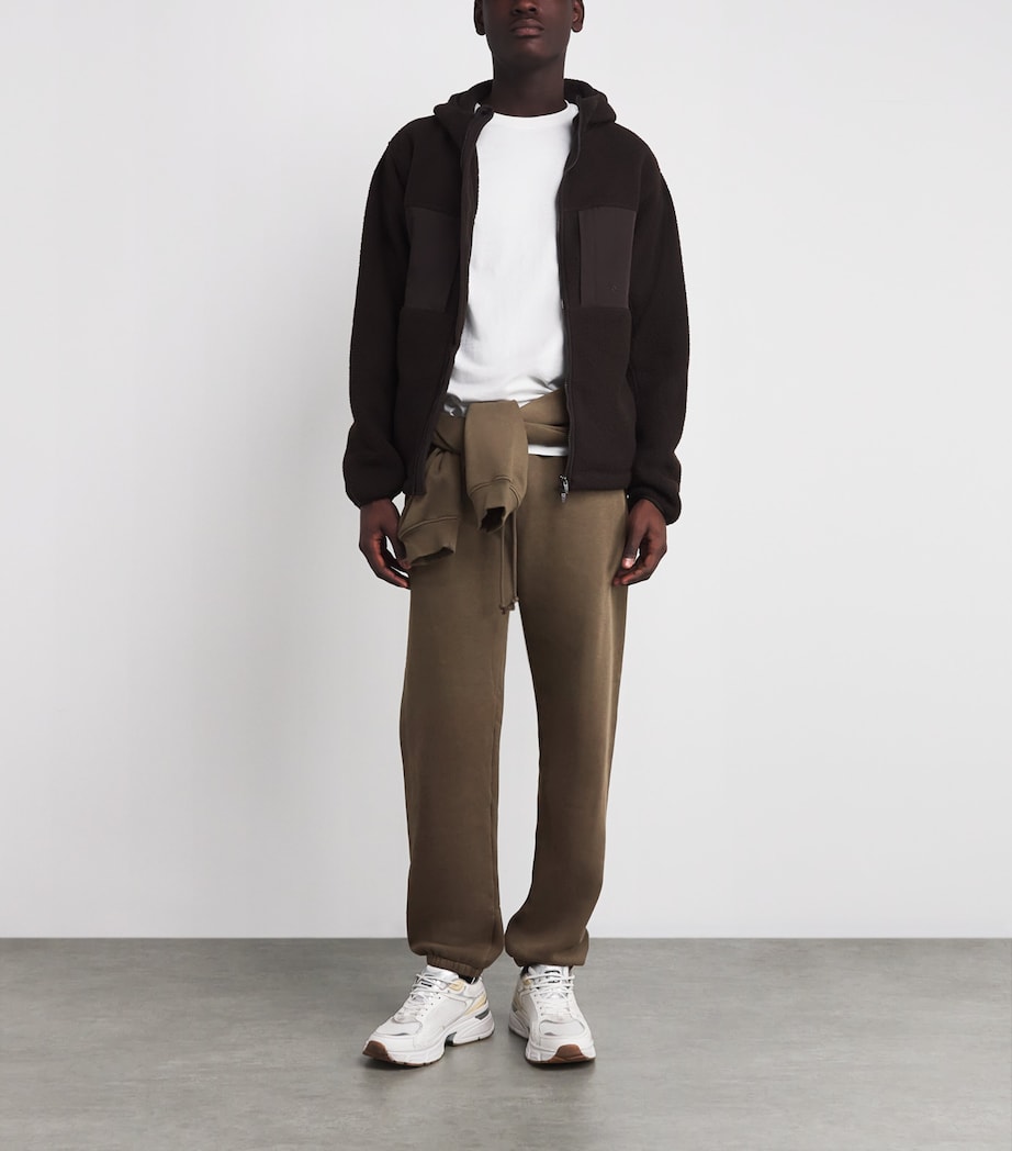 Cotton-Blend Straight Sweatpants DRIFTWOOD Image 2