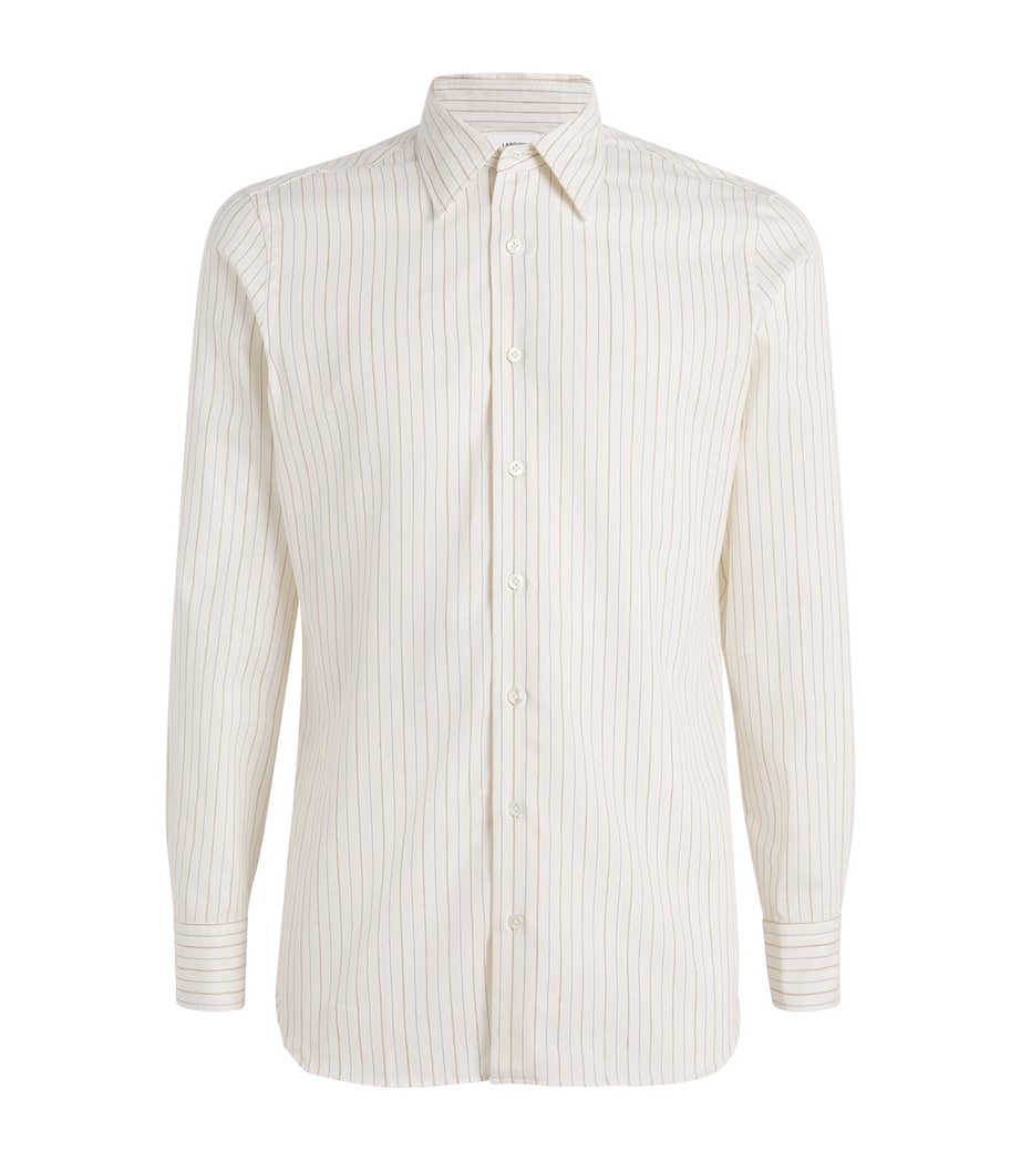 Cotton-Wool Stripe Shirt 120BE Image 1