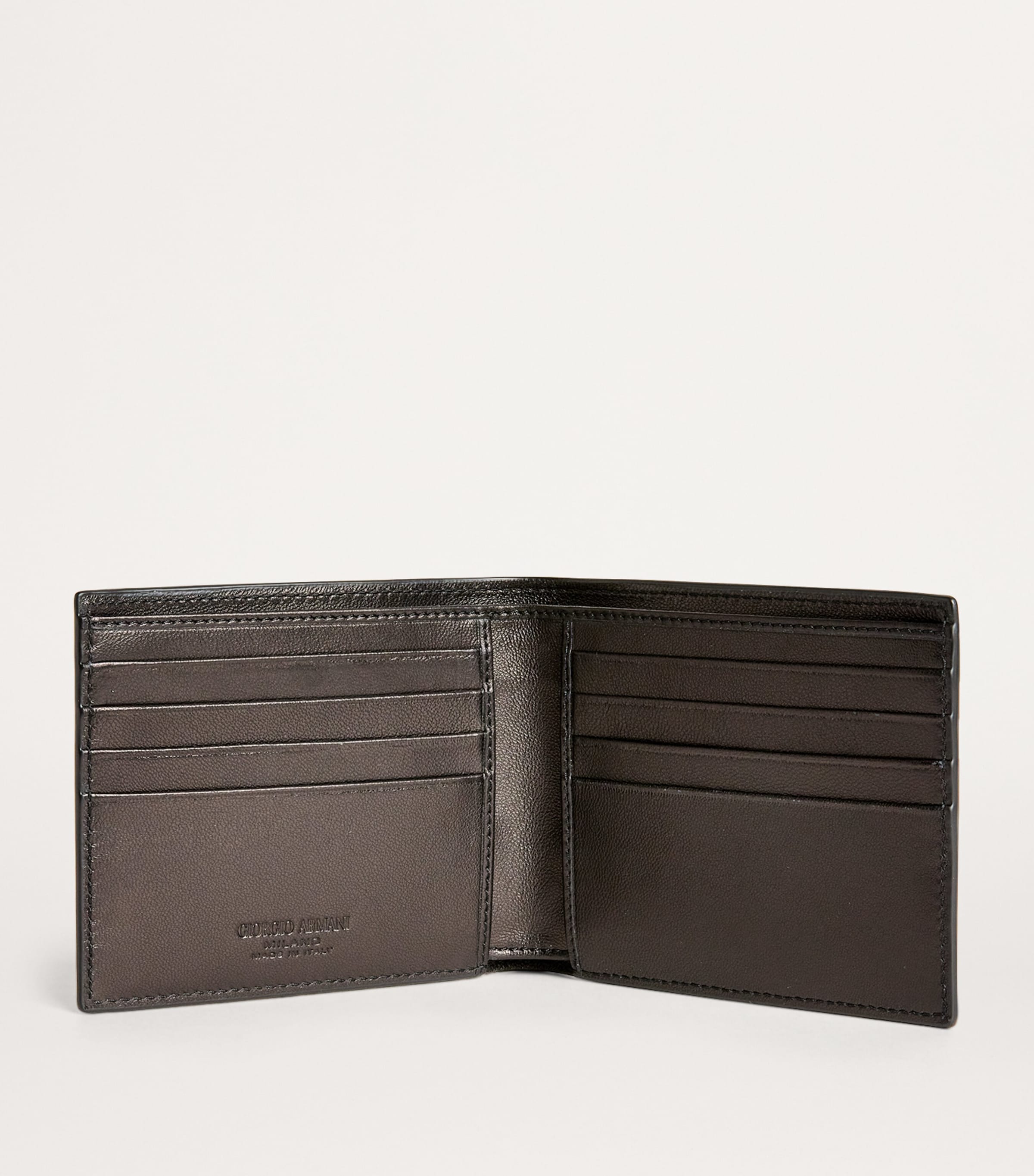 Giorgio Armani Lamb Leather Bifold Wallet | Harrods US