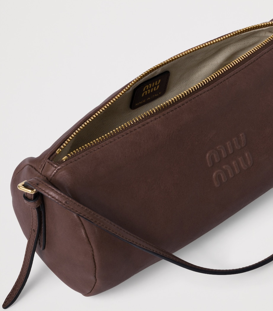 Leather Logo Pouch F0NBL Image 4