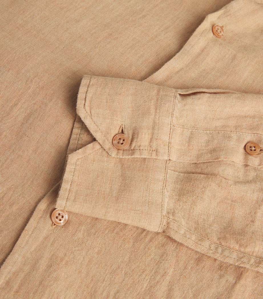 Linen Antonio Shirt 908-PALE COPPER Image 5