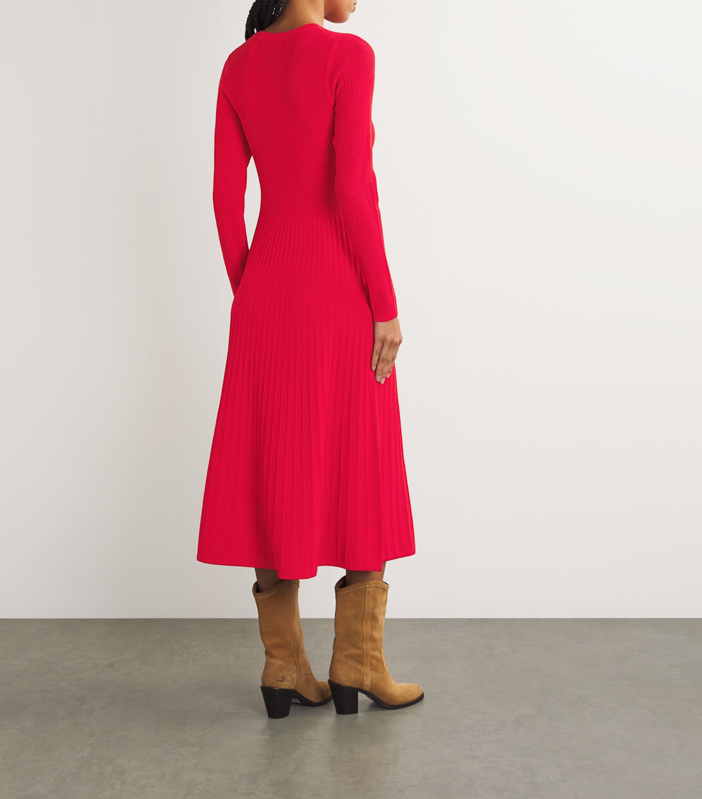 Nami Sweater Midi Dress POPPY Image 4