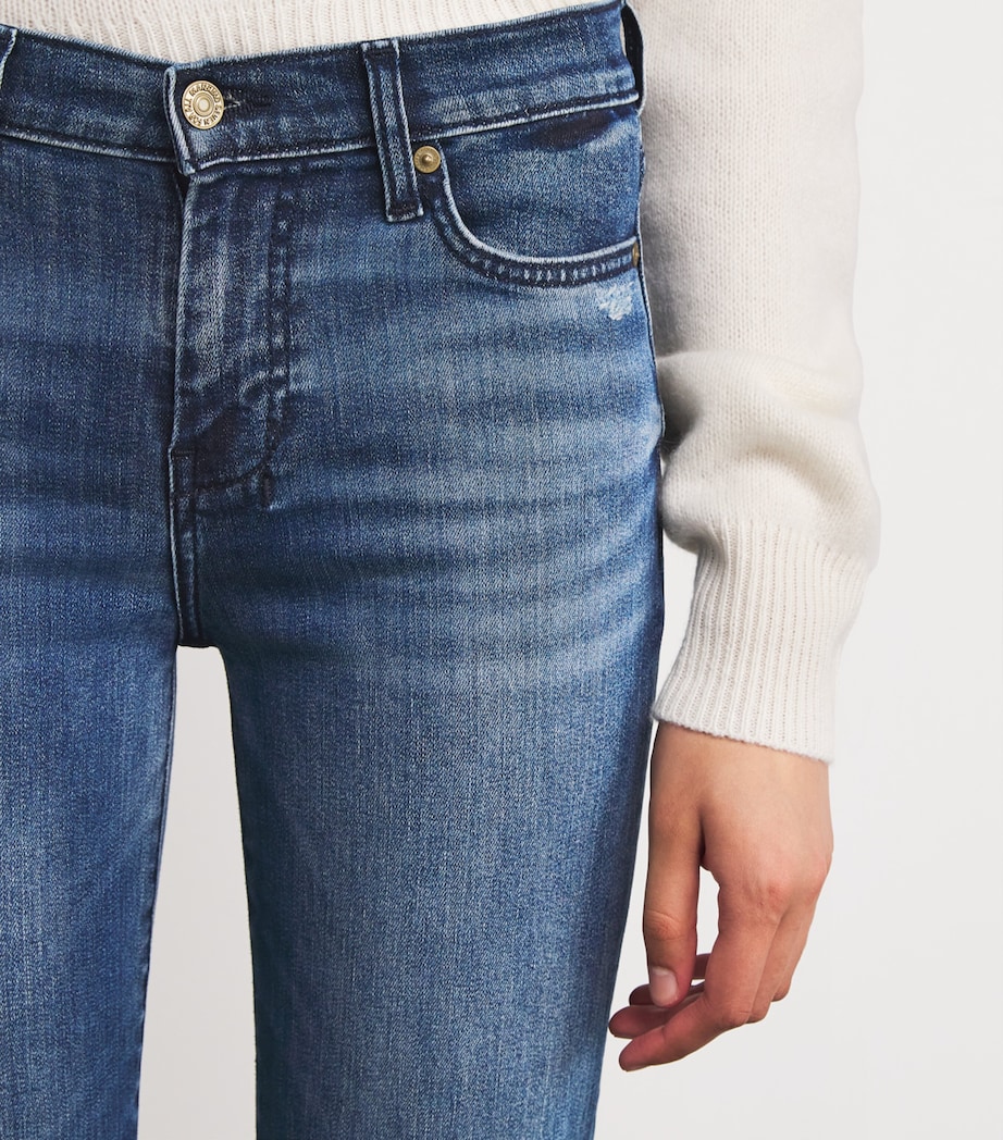 Modern Dojo Soho Flared Jeans U7LKB LAKE BLUE Image 6