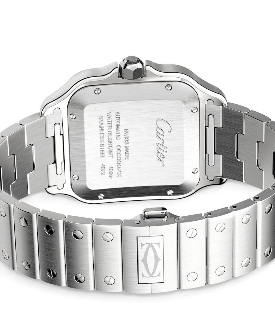 Steel ADLC Santos de Cartier Watch 39.8mm GREY Image 5