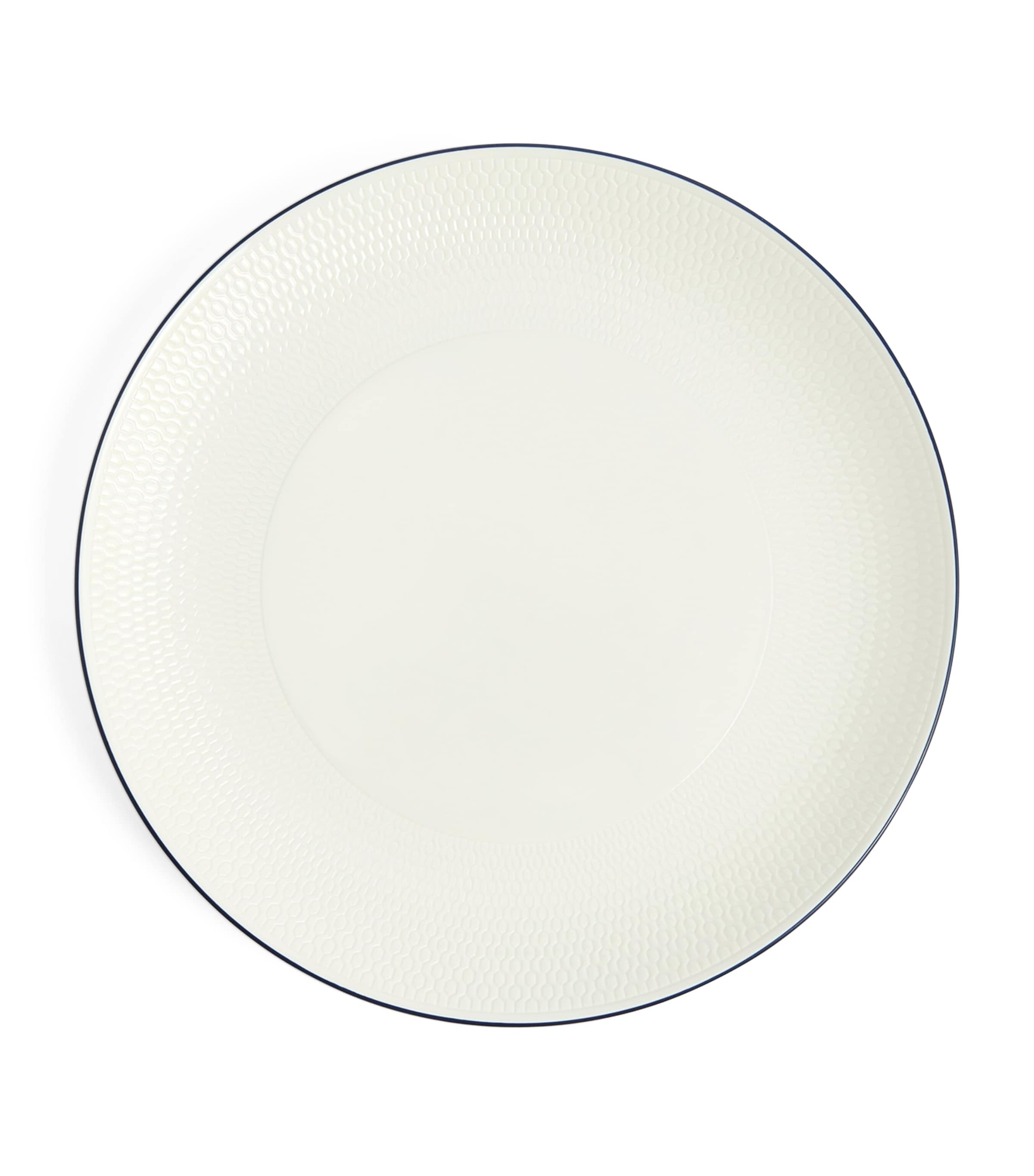 Bone China Gio Blue Plate (28cm) BLUE Image 1