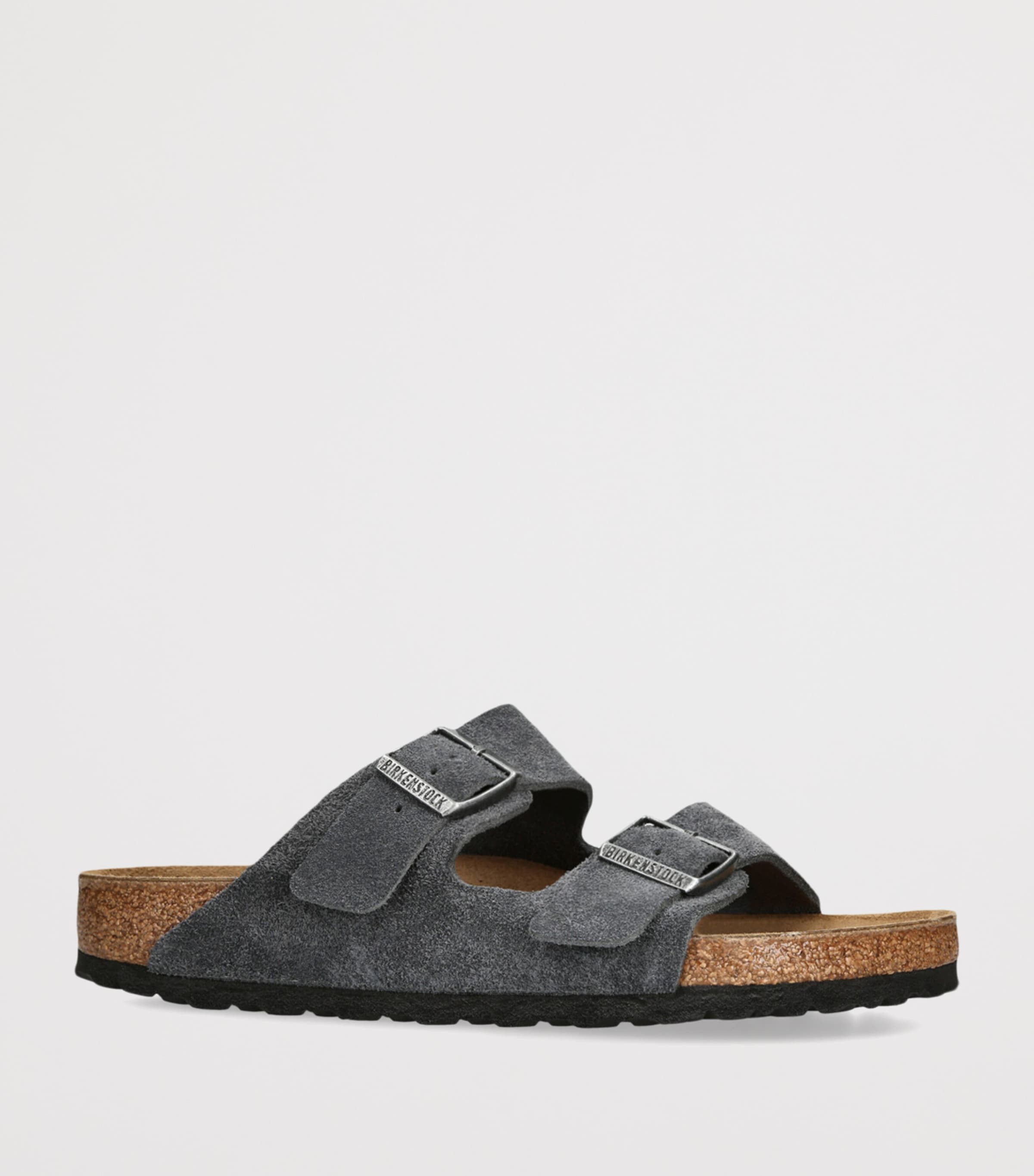 Birkenstock Suede Arizona Sandals Grey/dark Image 3