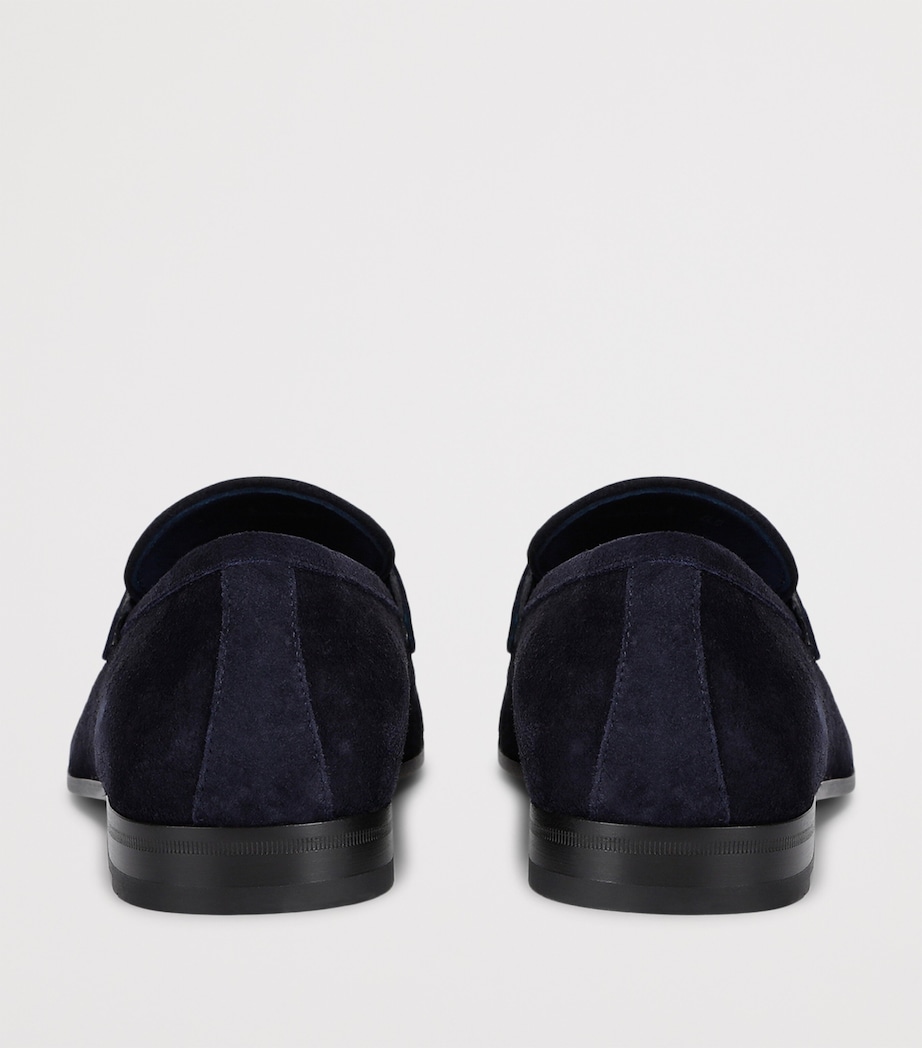 Leather Balty Loafers NAVY Image 2