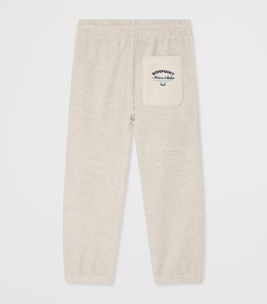 Cotton-Blend Drawstring Sweatpants (10-14 Years) GRIS CHINE Image 2