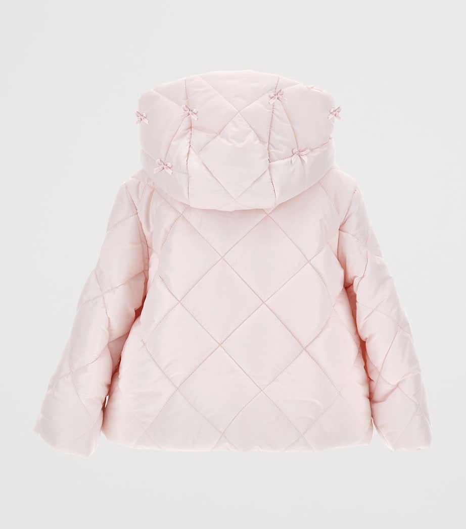 Quilted Bow-Detail Coat (3-36 Months) ROSA FAIRYTALE Image 3