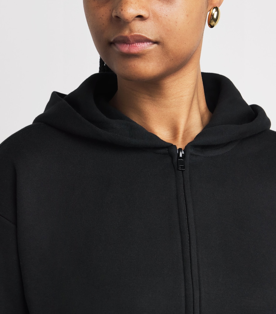 Cotton-Blend Fleece Classic Hoodie ONYX Image 6