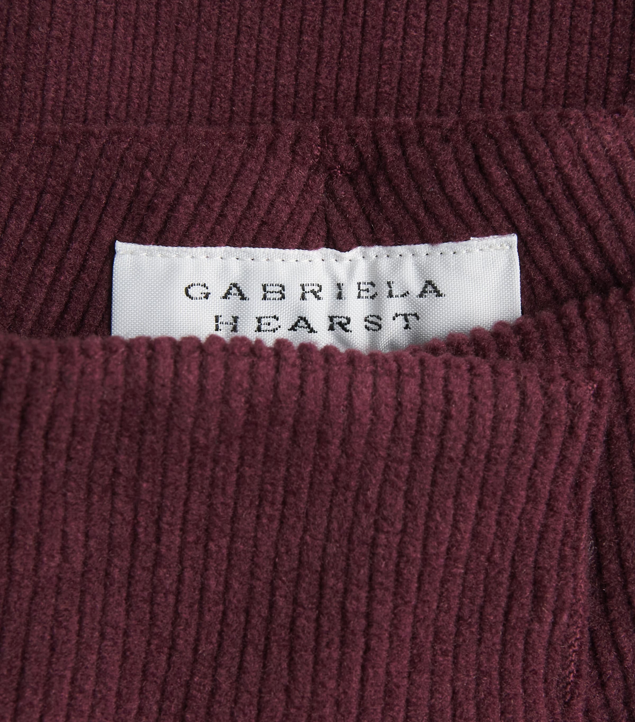 Gabriela Hearst Womens Cashmere-Wool Flared Rhein Trousers Plu Plum Image 6
