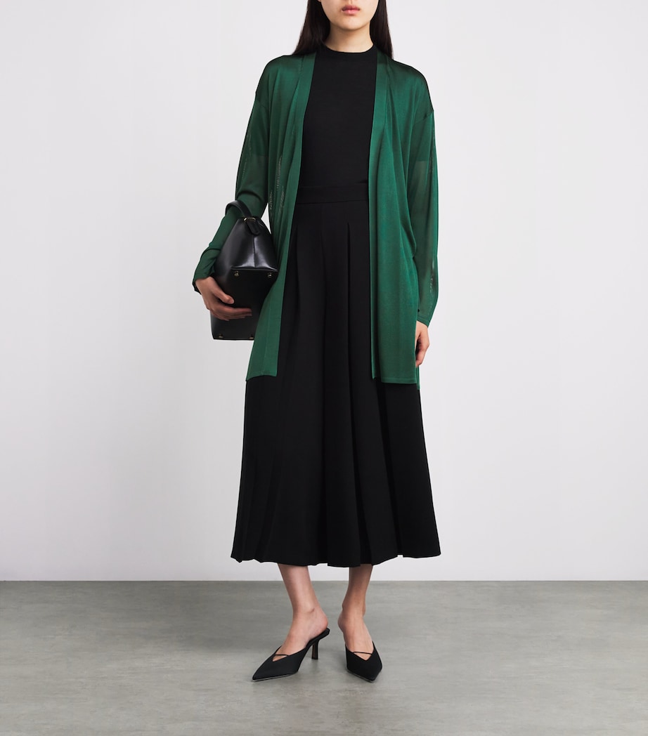 Wrap Cardigan EMERALD Image 2