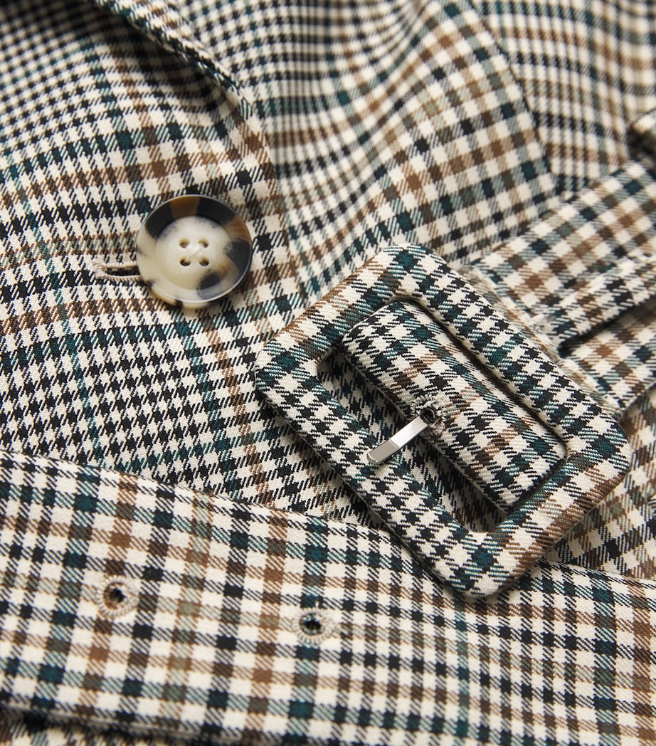 Check Miller Dickey Jacket ECRU/GREEN MULT Image 5