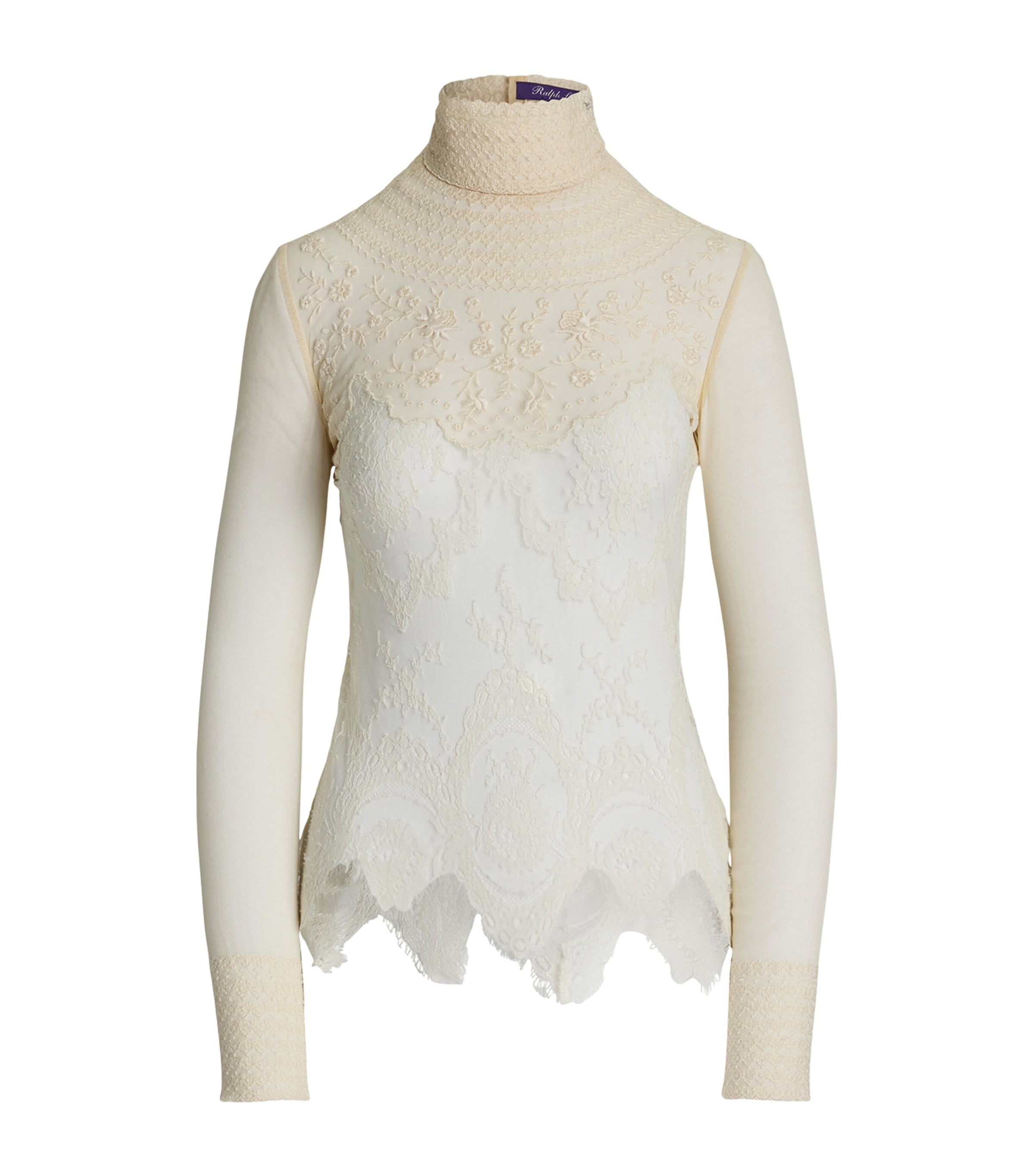 Delilah Embellished Top LUX CREAM Image 1