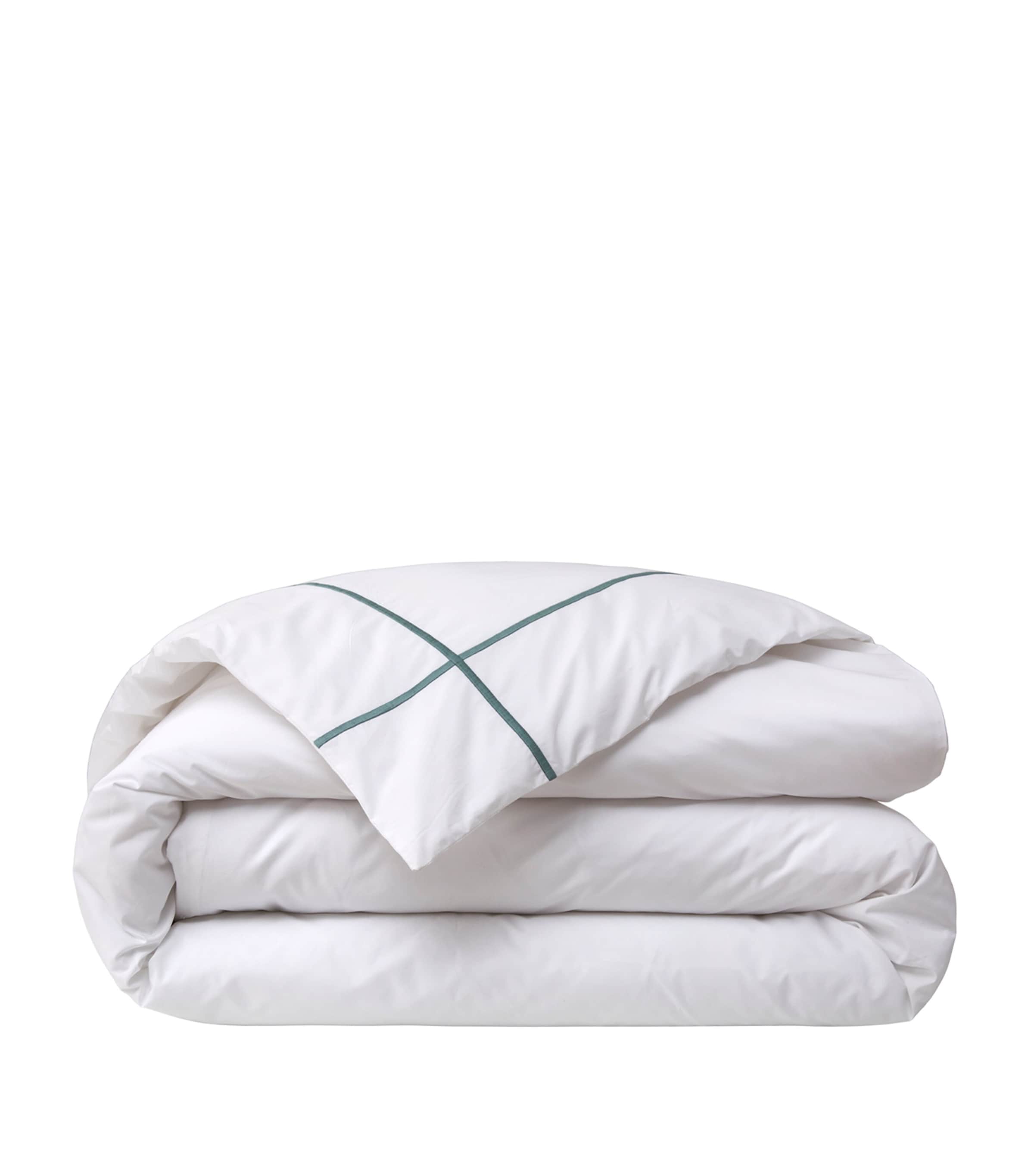 Yves Delorme Athena Single Duvet Cover (140cm x 220cm) Fjord Image 2