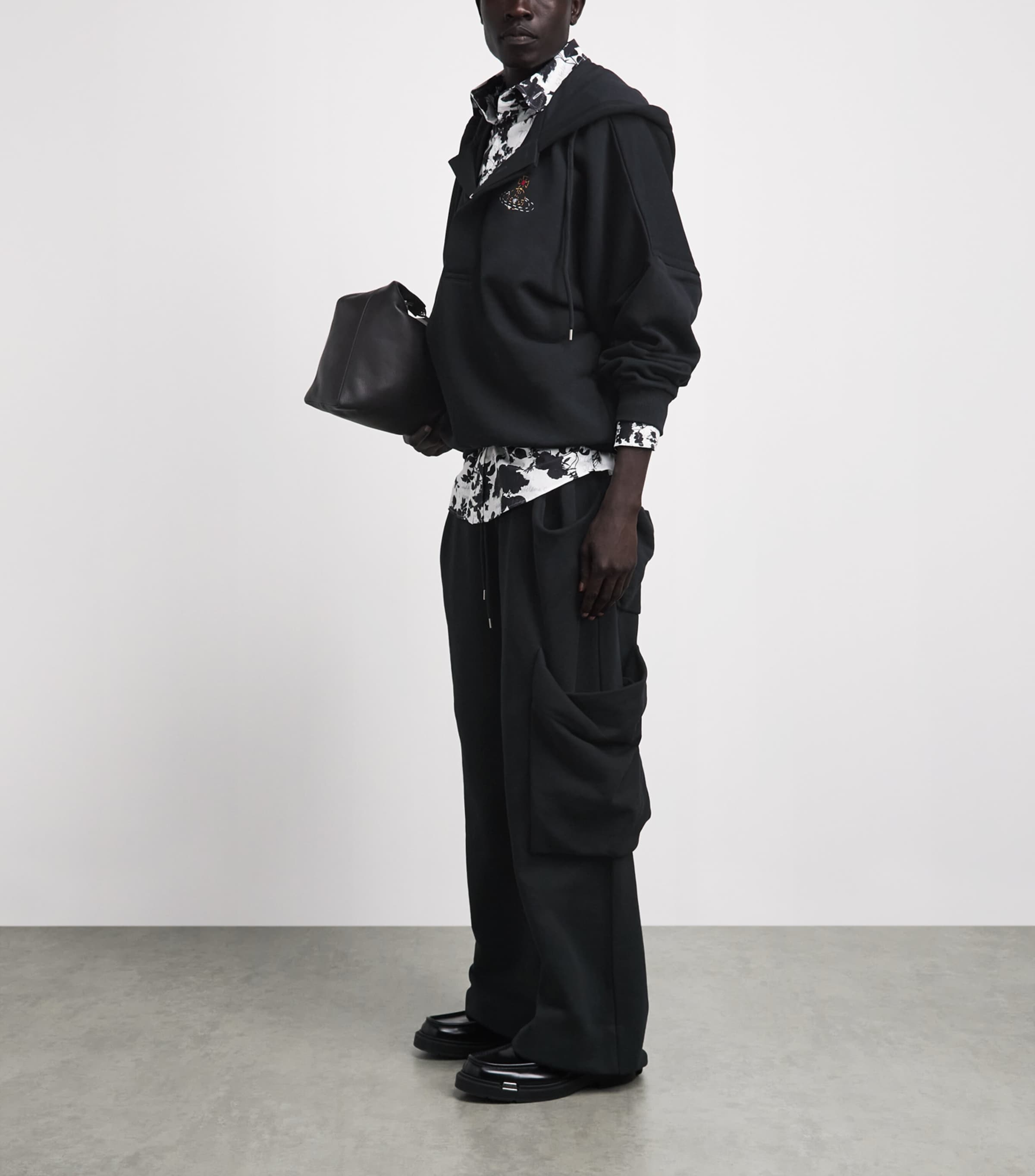 Vivienne Westwood Mens Cotton Achilles Sweatpants Black Image 2