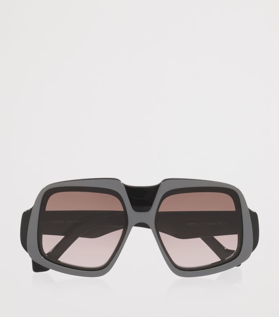 LOEWE Anagram Oversized Square Sunglasses Black Image 5