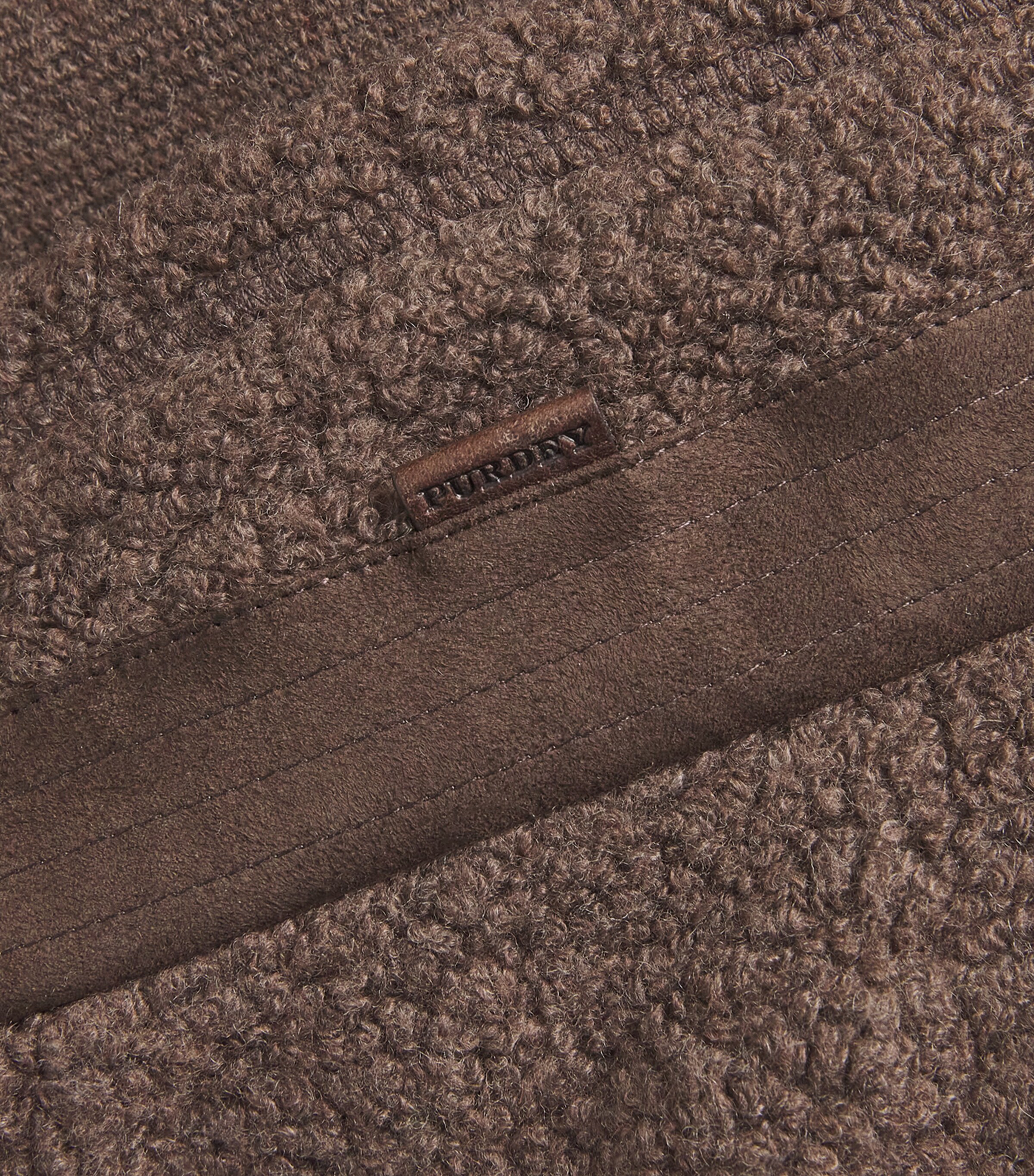 Fleece-Back Jersey Lux Jacket WALNUT Image 5