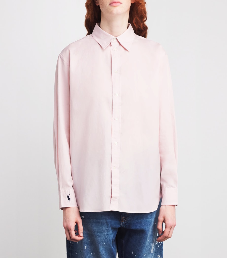 Cotton Polo Pony Shirt SURFSIDE ROSE Image 3