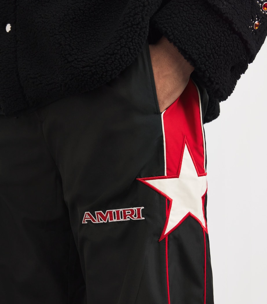 Printed Track Trousers BLACK Image 6