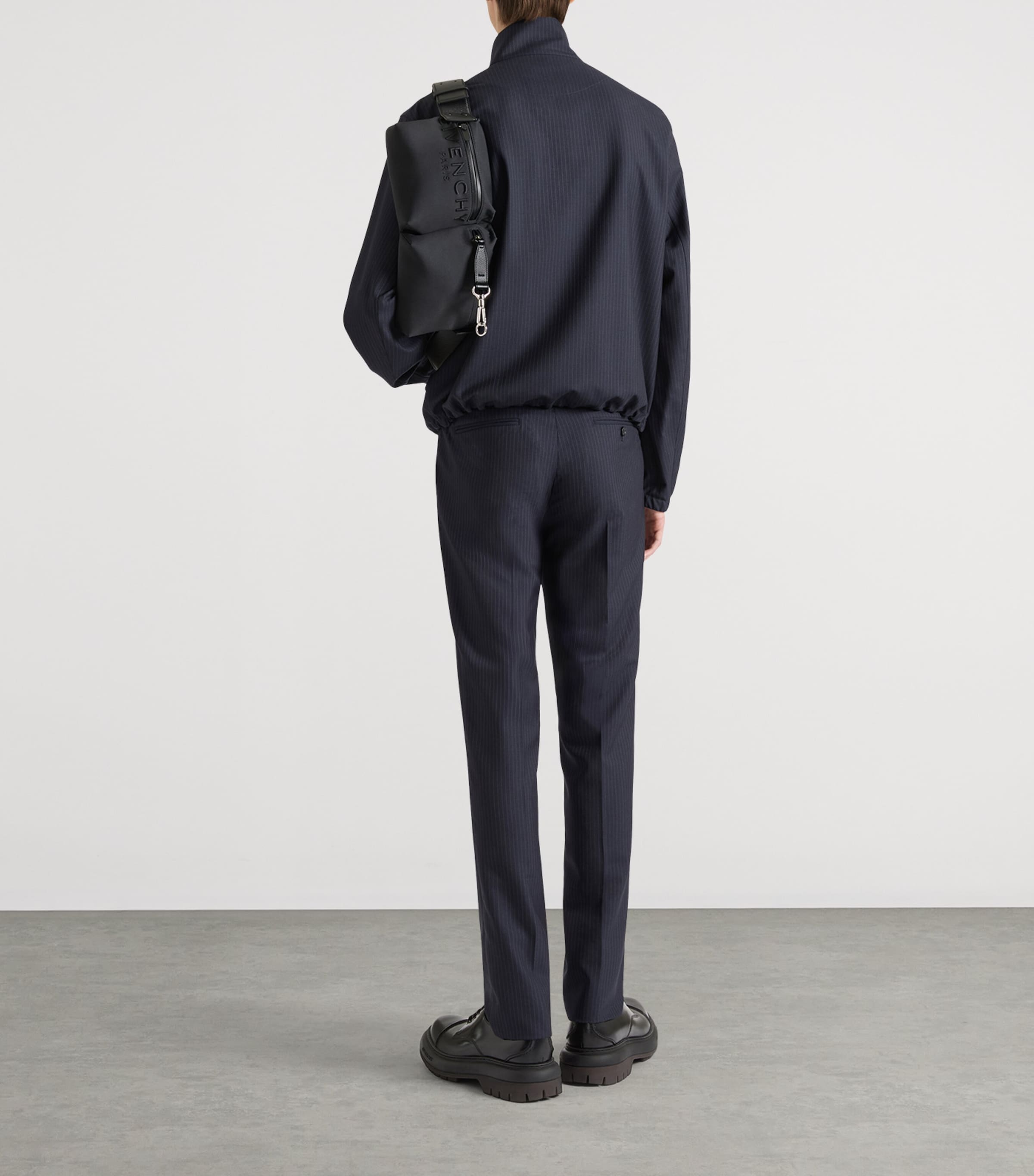 Givenchy Mens Wool Slim Tailored Trousers Image 3