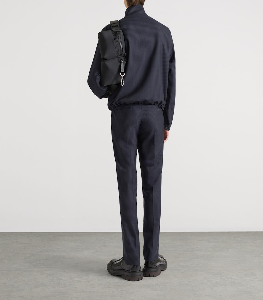 Givenchy Mens Wool Slim Tailored Trousers Image 3