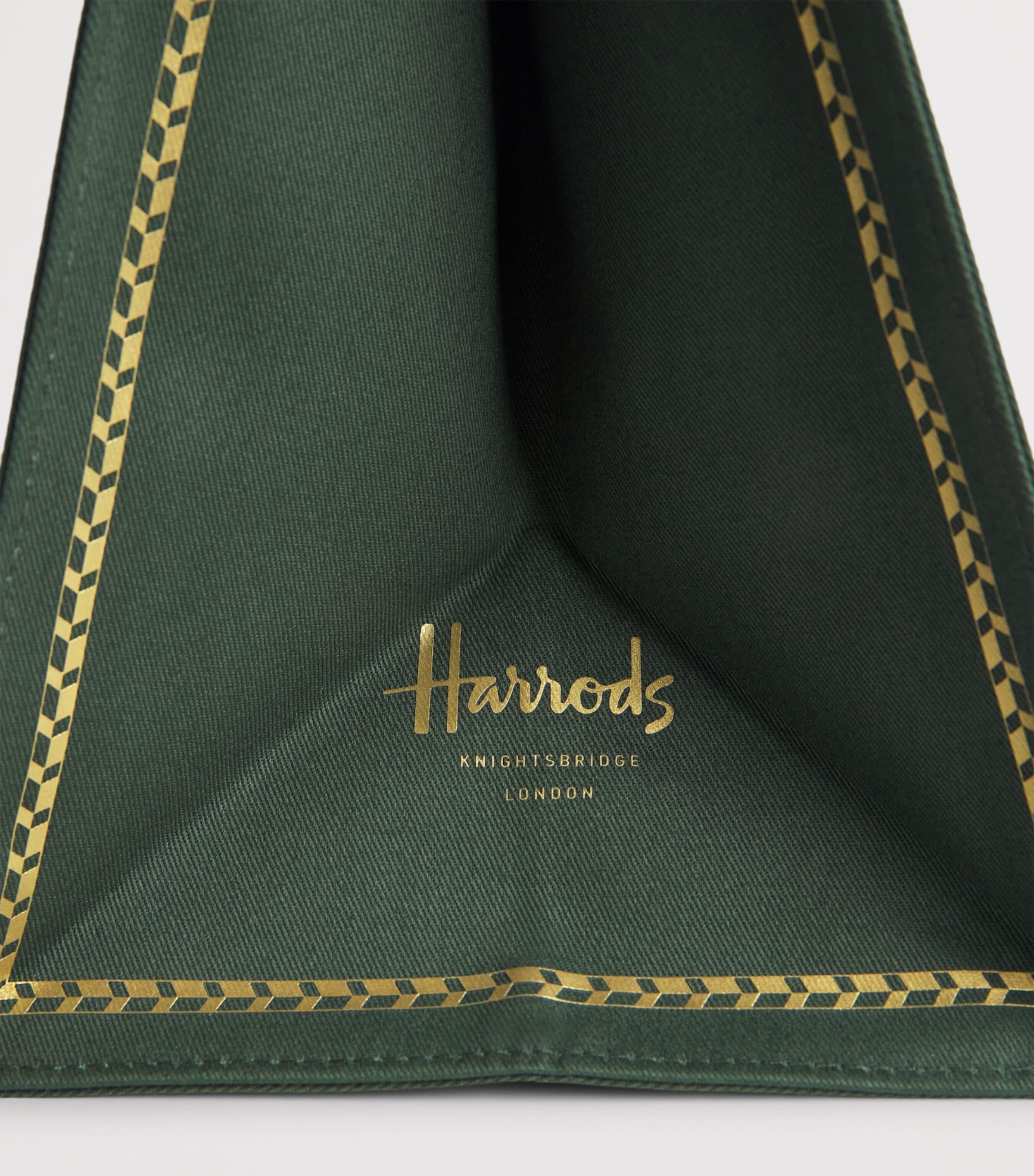 Harrods Building Print Tote Bag Harrods Green Image 6
