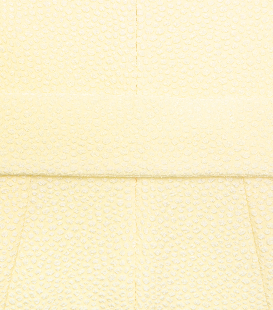 Edeline Lee Womens Textured Bow-Detail Maxi Dress Lem/lemon Image 6