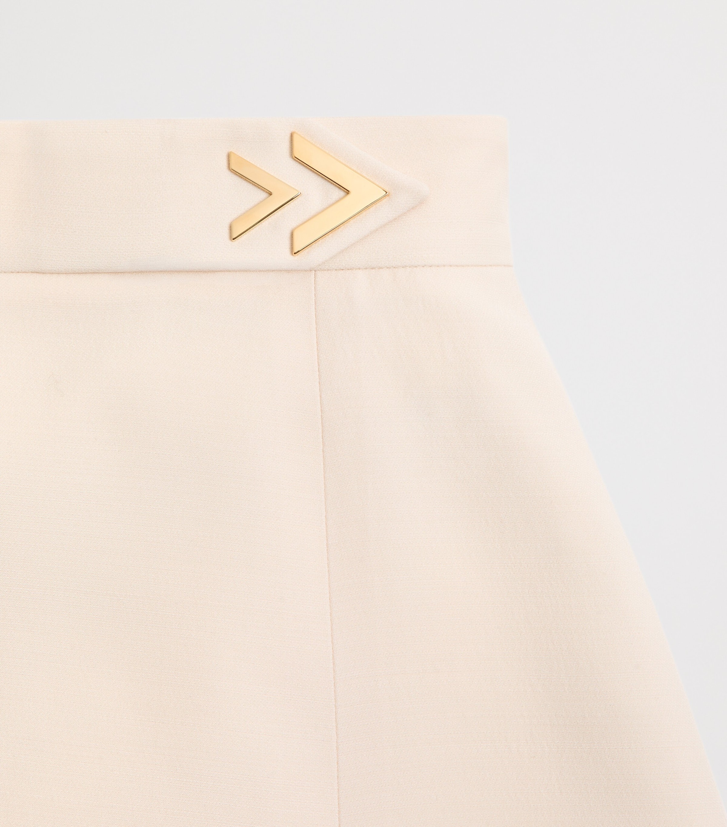 Valentino Womens Wool-Silk Crepe Midi Skirt Image 6