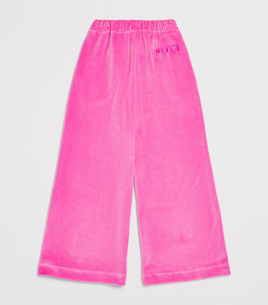 PUCCI Junior Printed-Pocket Sweatpants (4-14 Years) Fuchsia Image 2