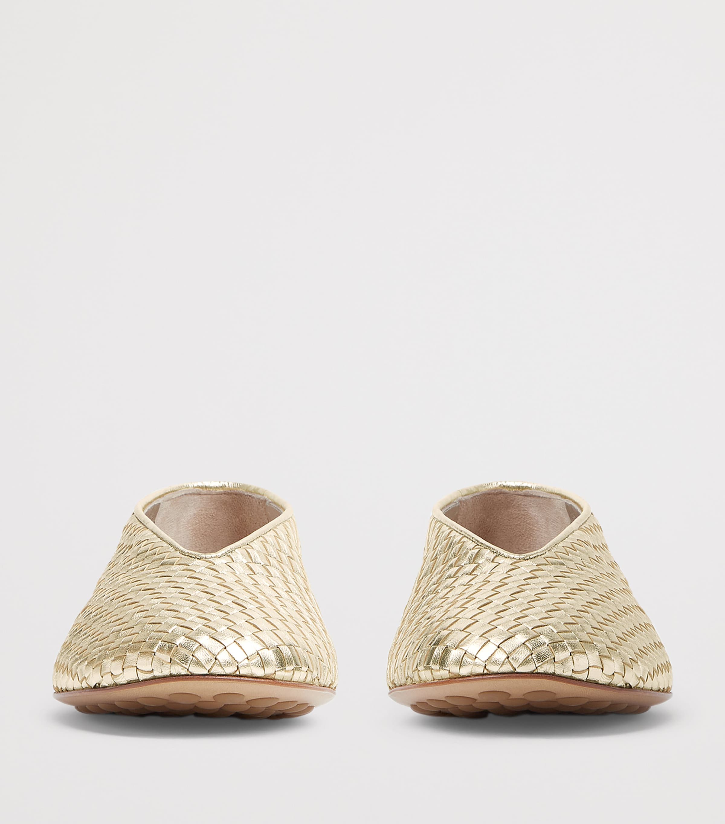 Metallic Leather Rosa Ballet Flats 1561 Image 3