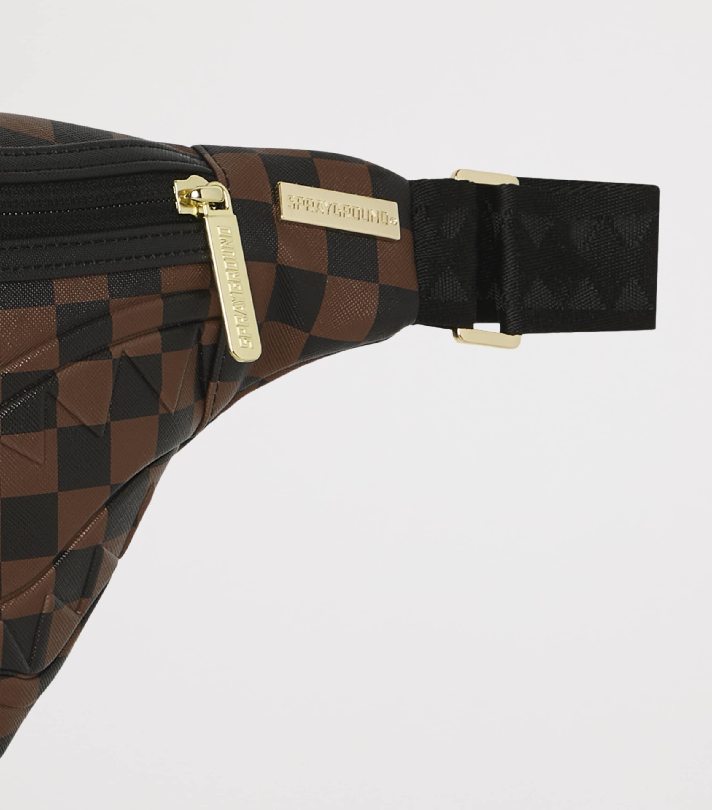 Sprayground Check Redemption Cross-Body Bag Red Redemption Image 3