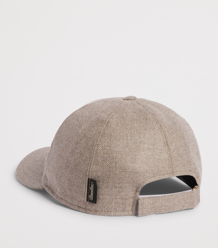 Borsalino Wool-Cashmere Hiker Cap Unita Rs Stone Image 2