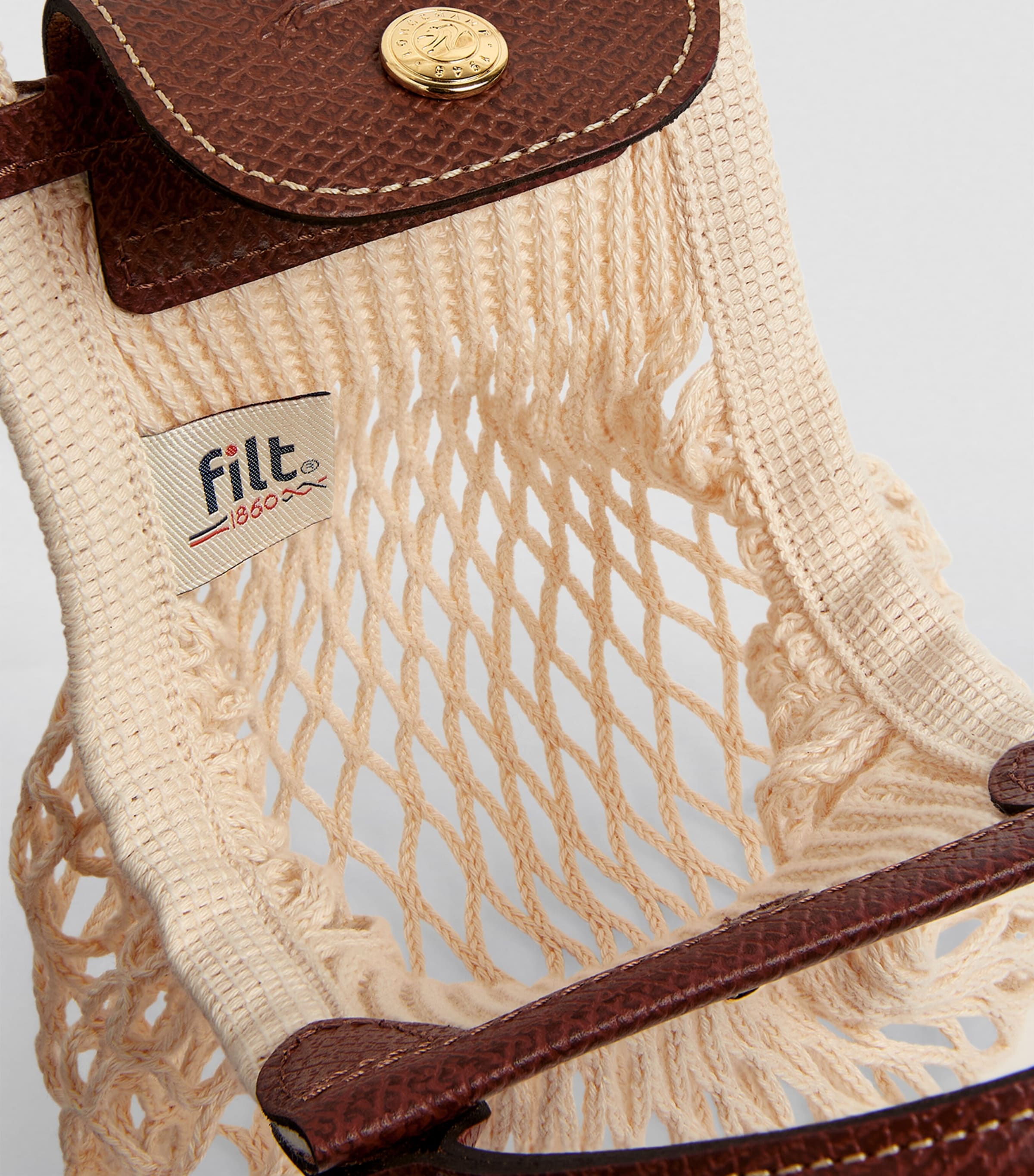 Extra-Small Le Pliage Filet Mesh Bag 037 ECRU Image 4