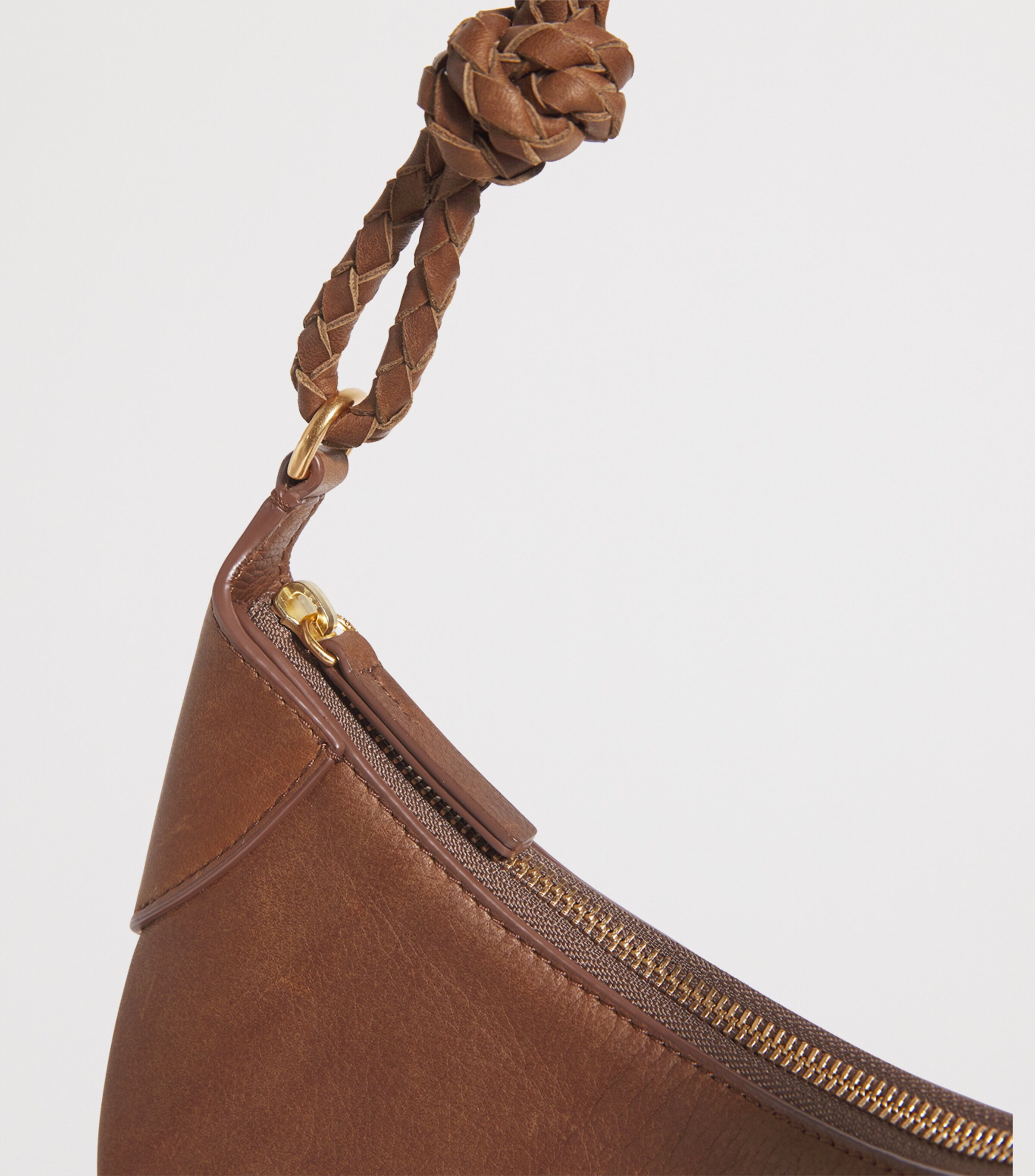Polo Ralph Lauren Small Leather Polo ID Shoulder Bag Brown Image 6
