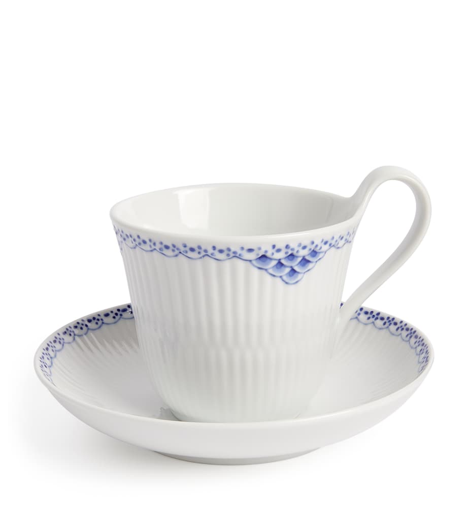Princess Teacup and Saucer BLUE Image 1