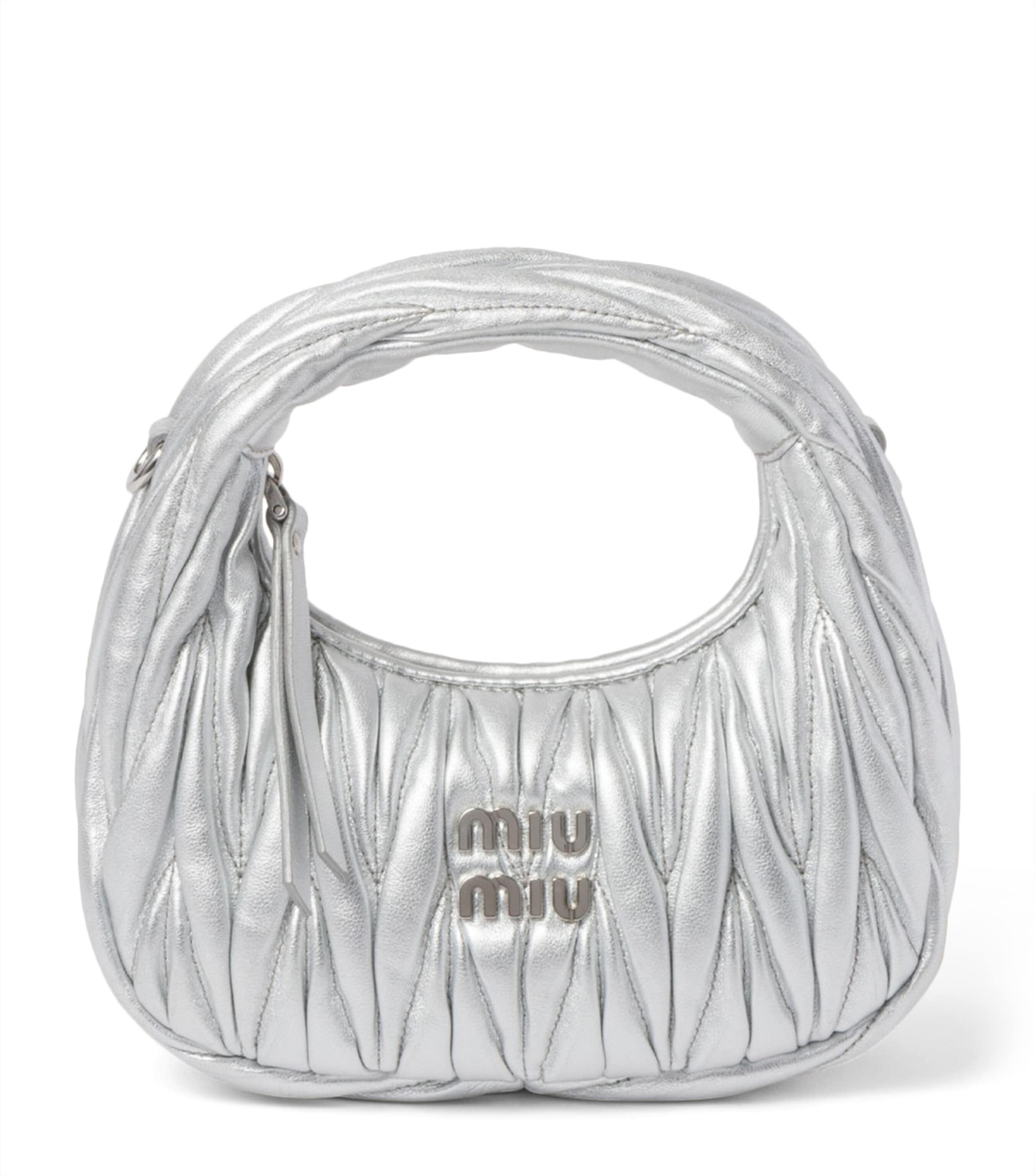 Mini Matelassé Leather Wander Top-Handle Bag F0118 Image 1