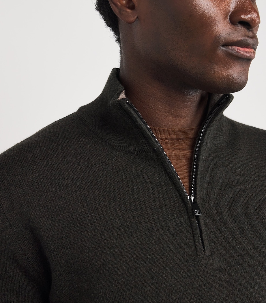 Virgin Wool-Cashmere Sweater 042 BROWN Image 6