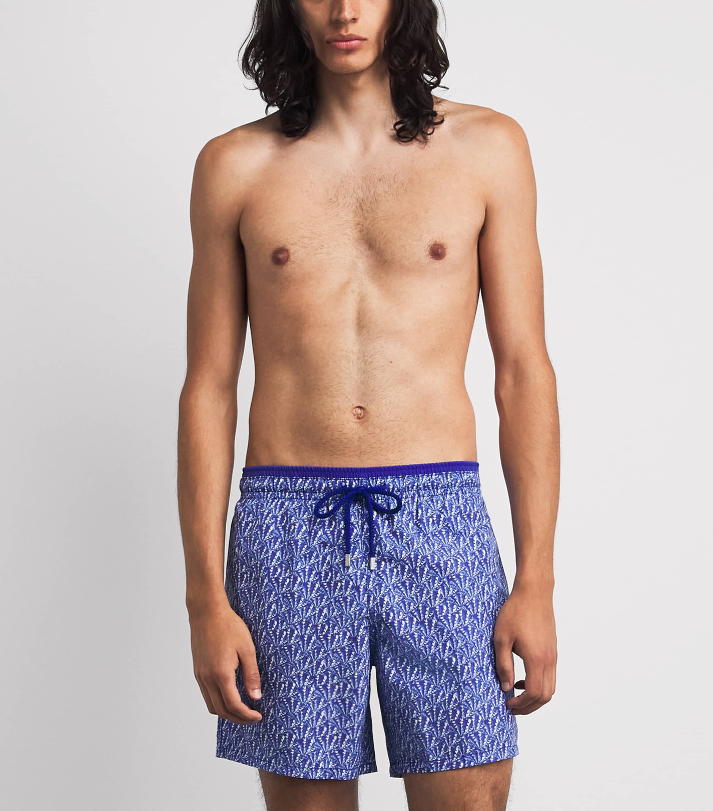 Vilebrequin Mens Moku Graphic Shells Swim Shorts Versailles Image 3