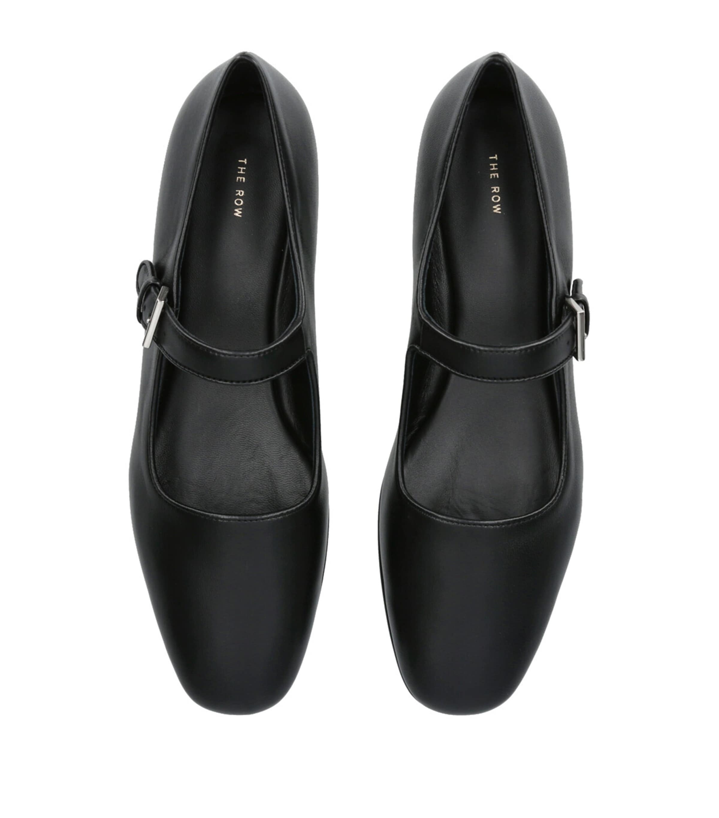The Row Ava Leather Ballet Flats | Harrods DE
