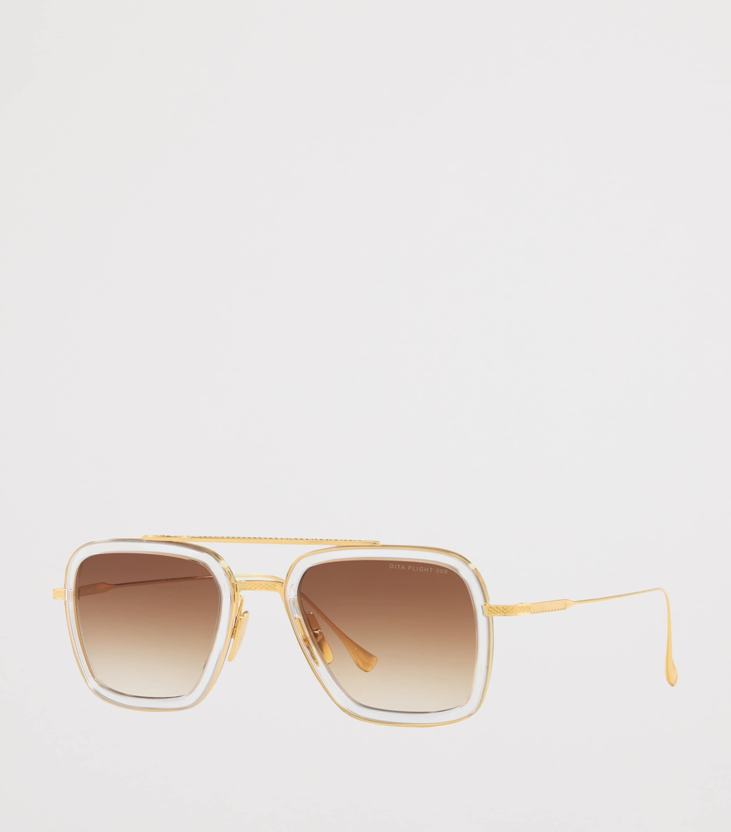 DITA Titanium Flight Aviator Sunglasses Clear Image 2