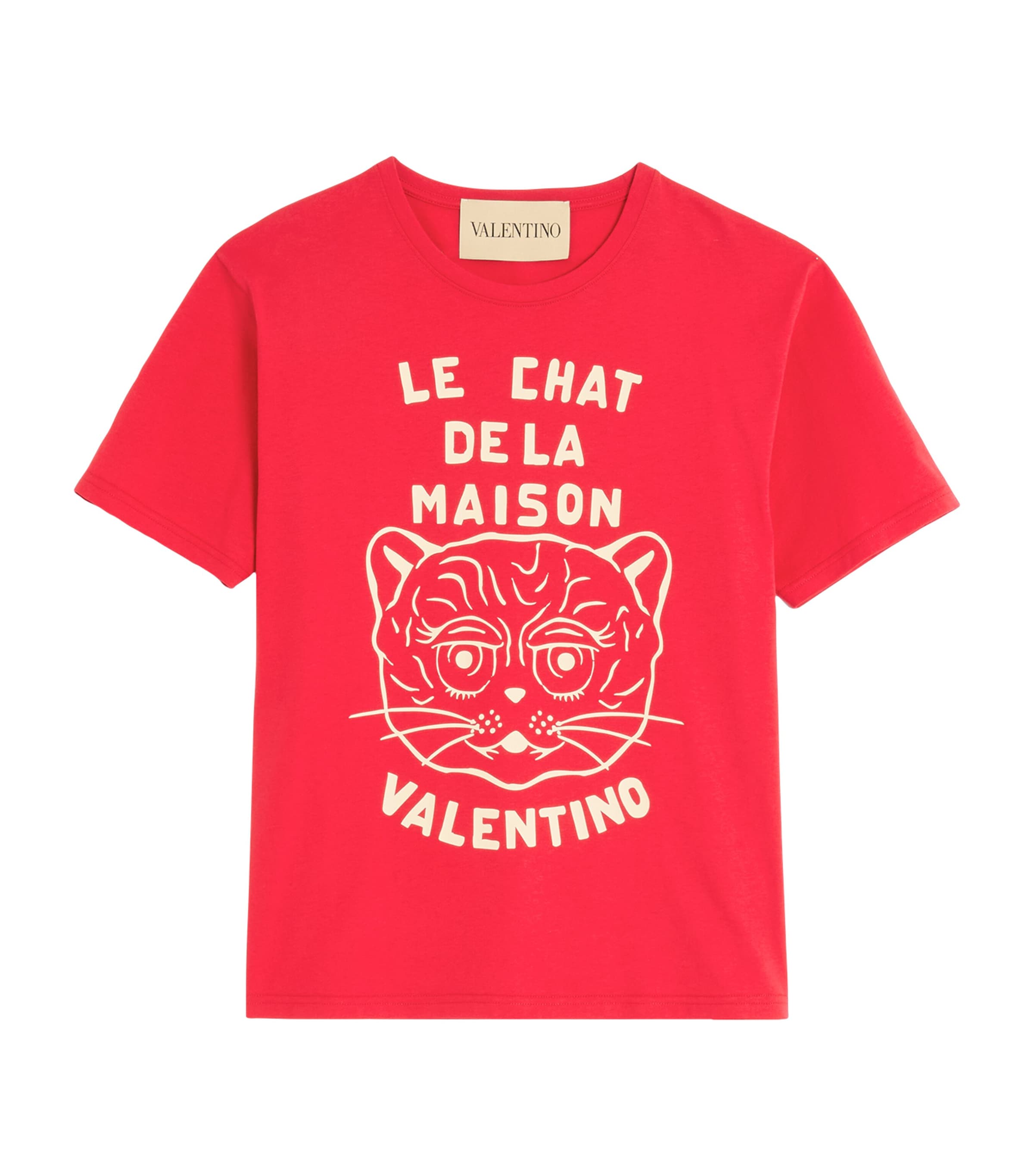関税送料込 ヴァレンティノ Le Chat de la Maison Tシャツ Valentino Le Chat de La Maison T-Shirt | Harrods US